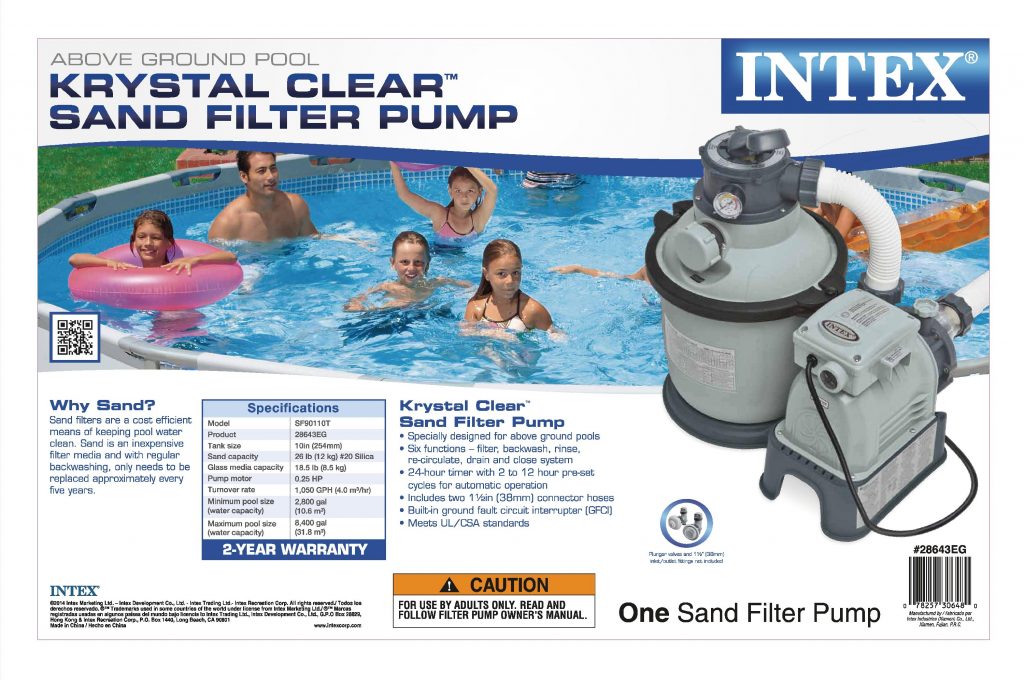 Intex Krystal Clear Sand Filter