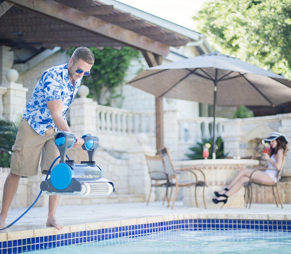 Dolphin premier robotic inground pool cleaner with bluetooth technology
