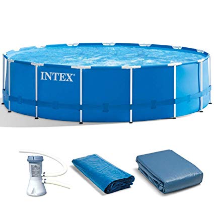 Intex Metal Frame Pool Set, 15ft 
