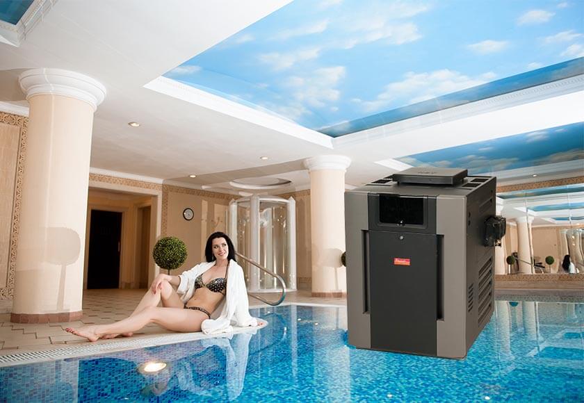 Raypak digital low nox natural gas heater 399k btu