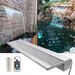 APONUO Lighted LED Pool Fountain