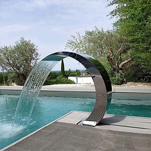 Fengyj Stainless Steel for Pools Garden Outdoor Pond WaterFall