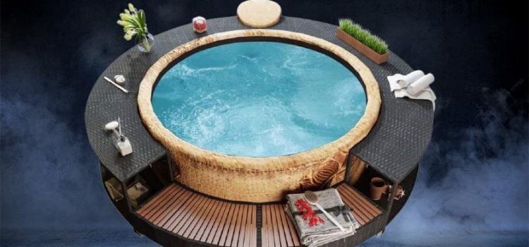 INLIFE Spa Surround Poly Rattan Black Hot Tub Review