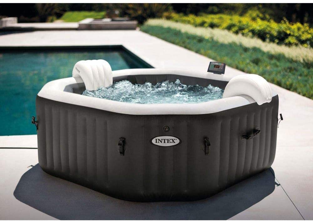 Intex 79" X 28" PureSpa Jet and Bubble Deluxe Inflatable Spa Set