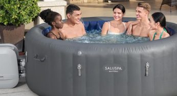 Inflatable Elegance: Bestway Saluspa Santorini Review