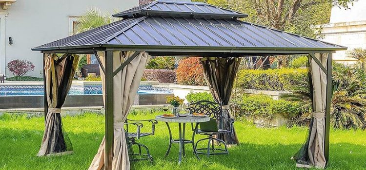 YITAHOME 10×12 ft Double Roof Canopy Gazebo review