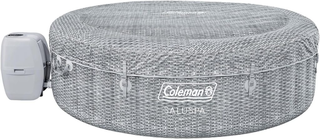 Coleman SaluSpa Sicily AirJet 2 to 7 Person Inflatable Hot Tub