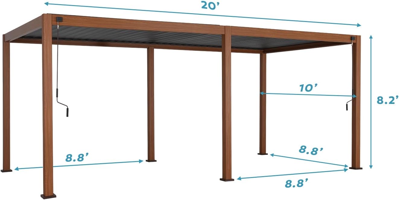 MIRADOR 111S Takasho Louvered Pergola Review